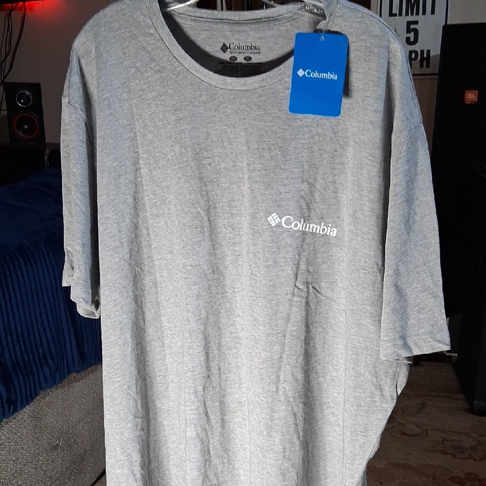 Columbia Heather Gray Tee